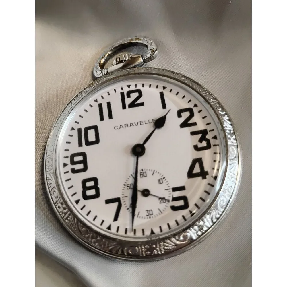 USED Caravelle Pocket Watch